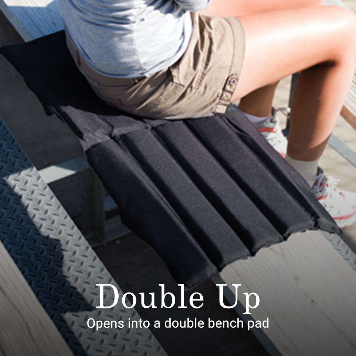 Coleman Stadium Seat 2-pack ready for shared seating at events
