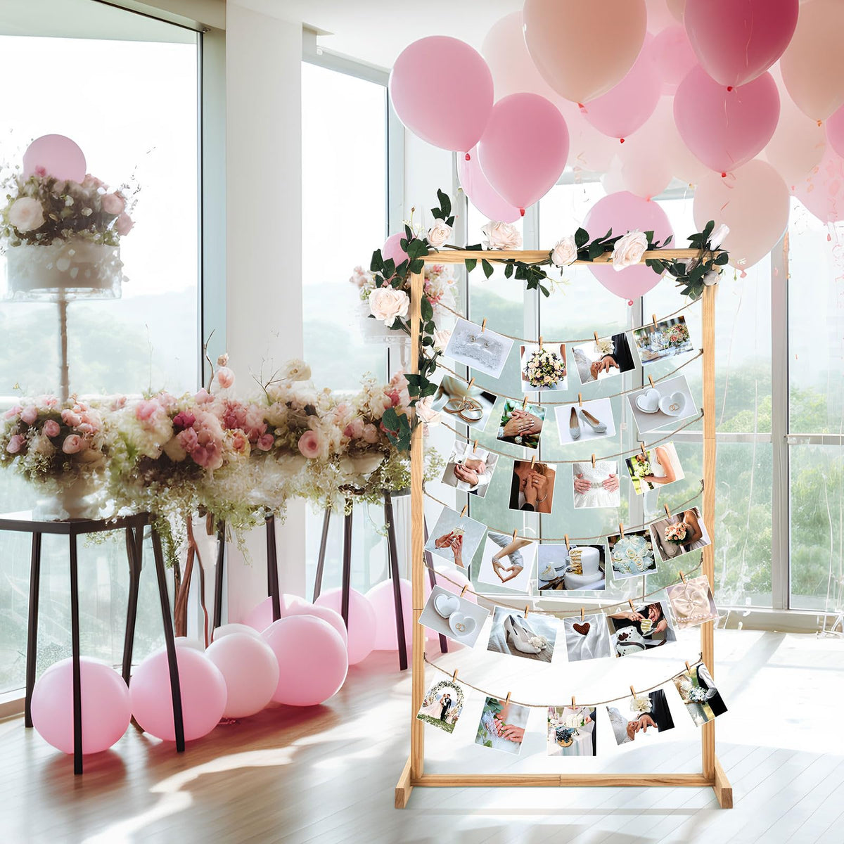 Colingmill 30-clips board keeps photos secure during events and celebrations.