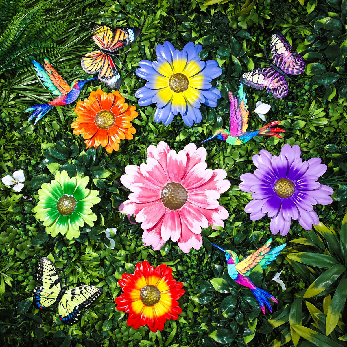 Colingmill pink butterflies 4x5.9-inch accents brighten outdoor walls