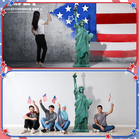 Colingmill Independence Day photo prop enhances outdoor or indoor displays.