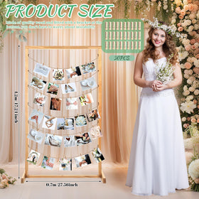 Colingmill wood photo collage stand ideal for displaying artwork and greeting cards.