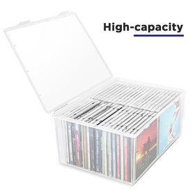 CollectHall CD storage box capacity up to 40 jewel cases.