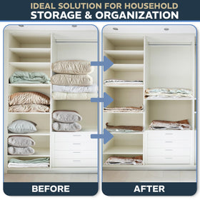 Collective Comforts reusable storage bag demonstrated for long-term use.