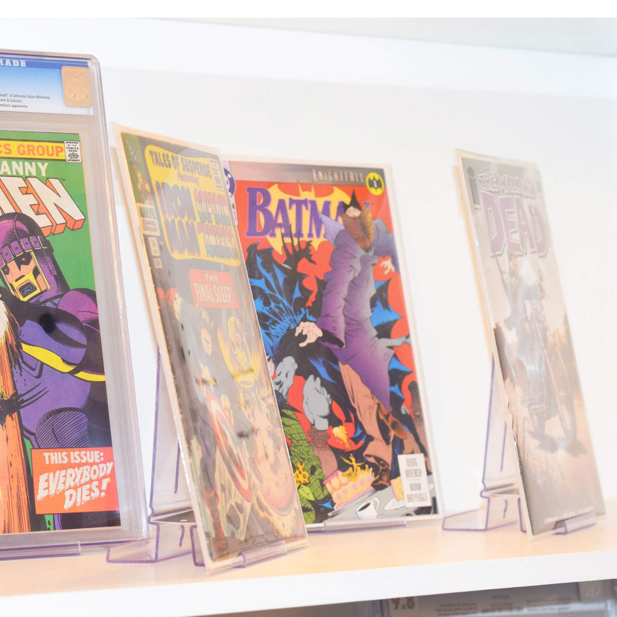 CollectorMount adjustable 8.75 to 14.25 inches to fit diverse sizes.