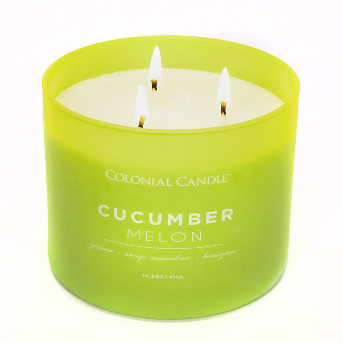 Colonial Candle 14.5-ounce candle, USA poured, premium soy blend.