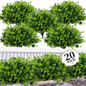 ColoPlay 20 bundles boxwood leaves for versatile indoor decor and greenery