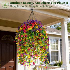 ColoPlay weatherproof daisies endure rain and wind