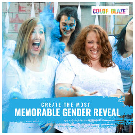 Color Blaze blue powder suitable for car burns, toss, photos, and parties.