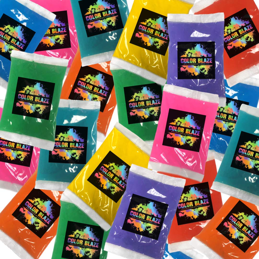 Color Blaze Holi pink powder for vibrant festival color fun.