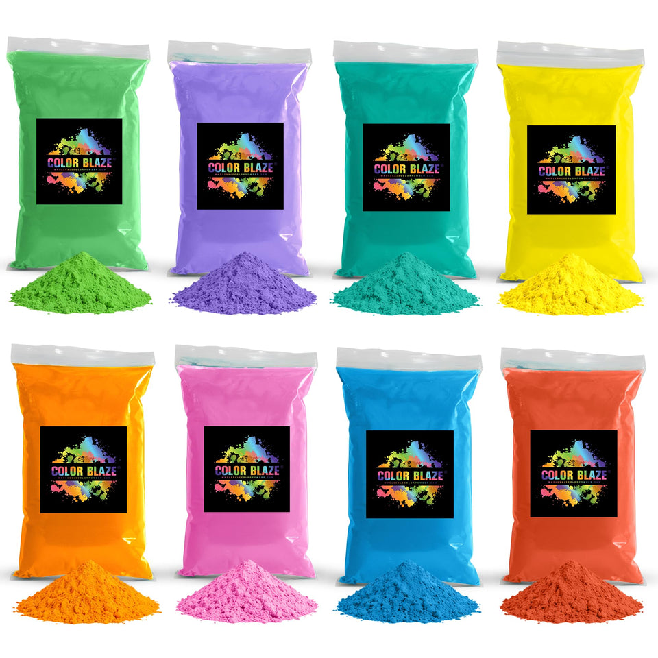 Color Blaze Holi pink powder ready for vibrant festival color and fun photography
