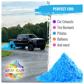 Color Blaze peel-and-stick tape enables quick, clean setup for events.