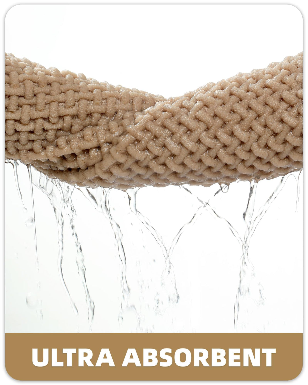 Color&Geometry Soft-feel chenille rug offers cozy comfort.