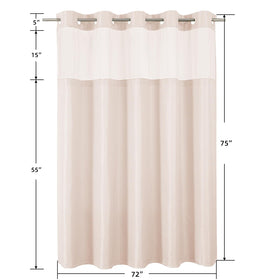 Colorful Star hotel-style bathroom curtain elevates any space.