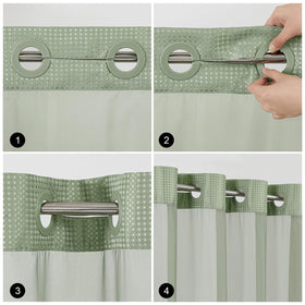 Colorful Star hotel style curtain offers durable, thick fabric for daily use