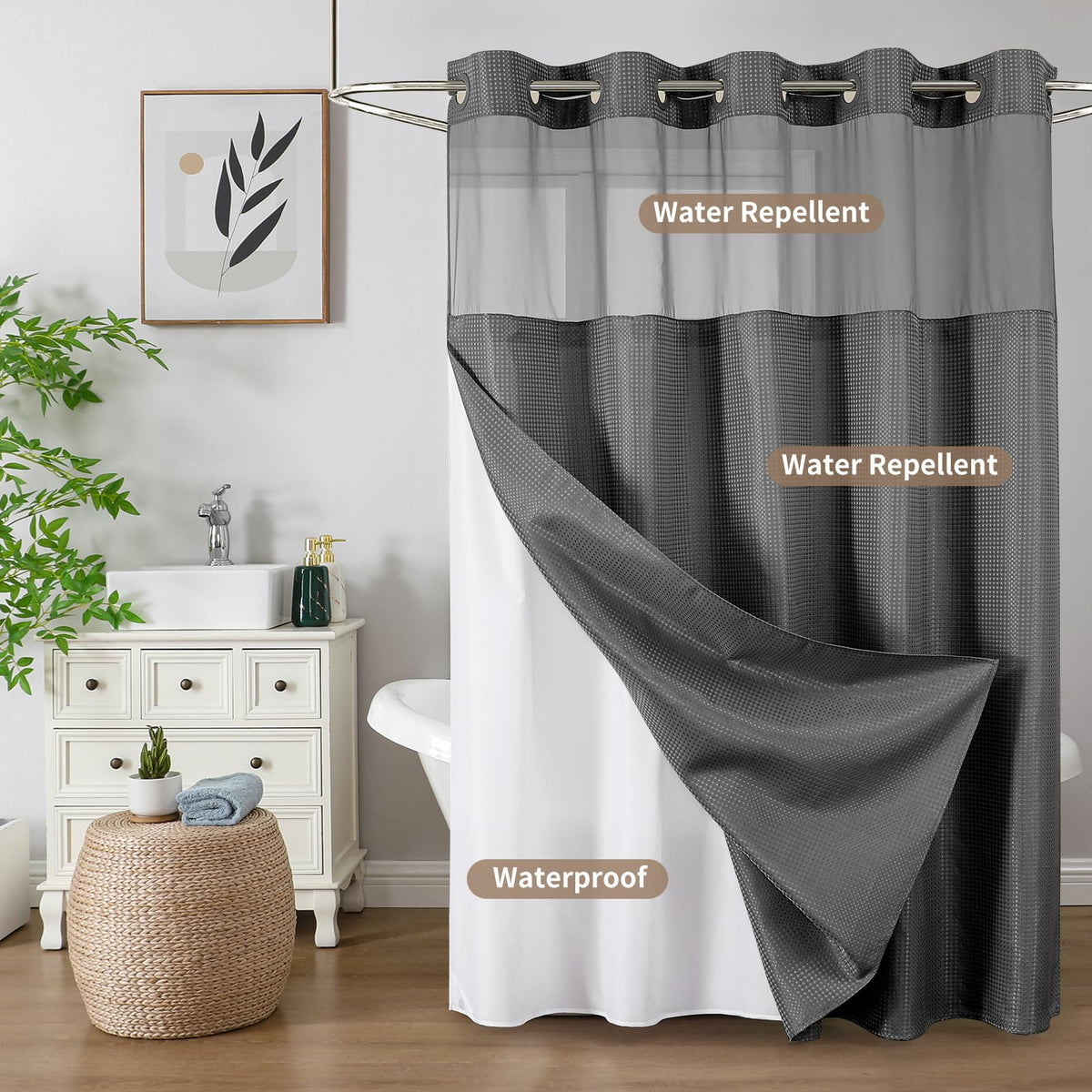 Colorful Star curtain is machine washable for easy care.