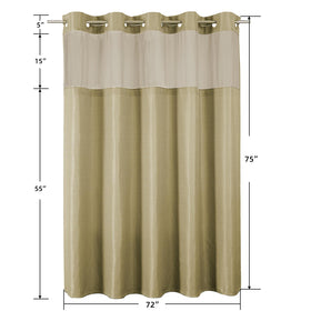 Colorful Star machine-washable curtain for simple cleaning and refresh.