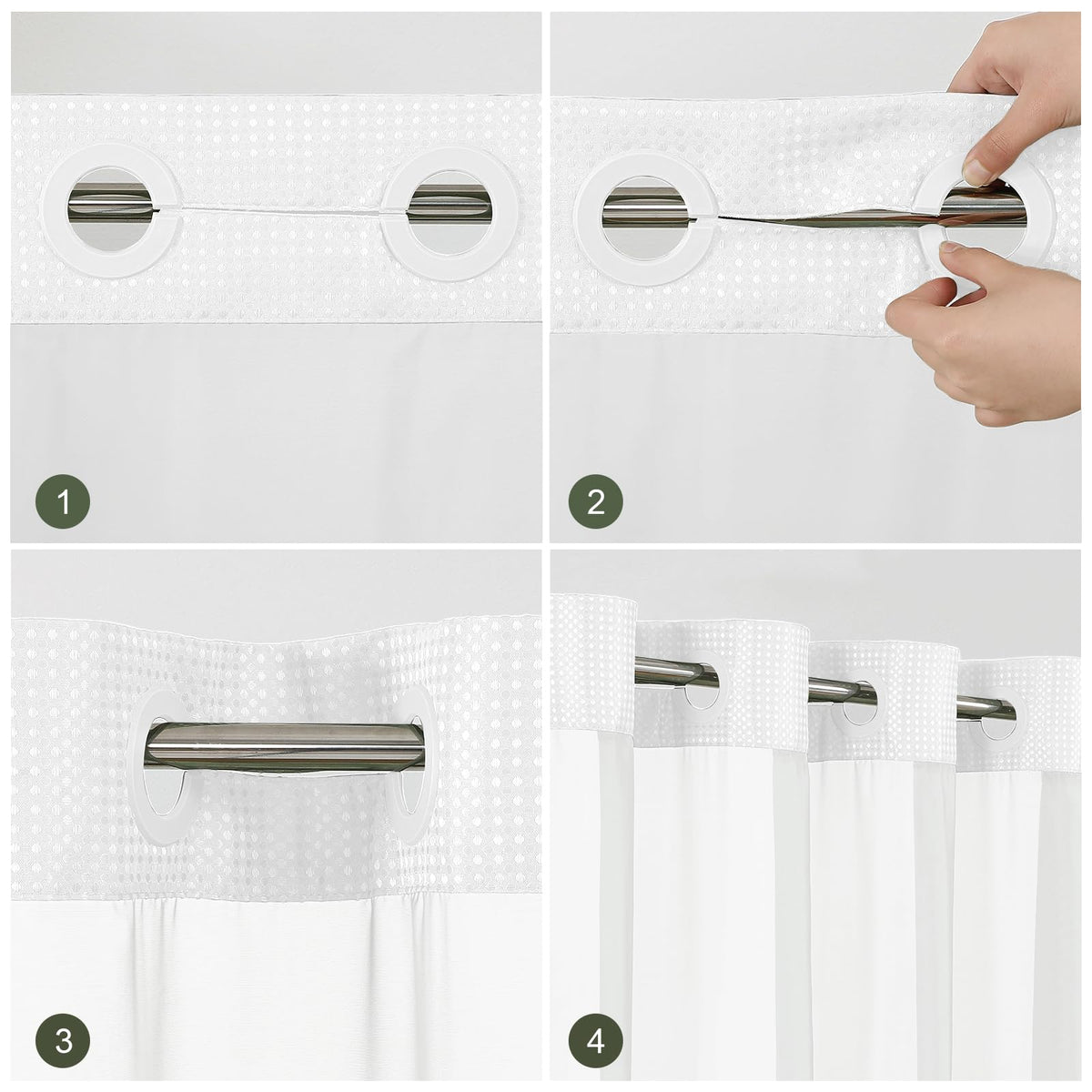 Colorful Star machine-washable curtain simplifies maintenance and care.