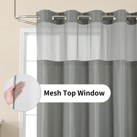Colorful Star mesh top window lets light in while preserving privacy