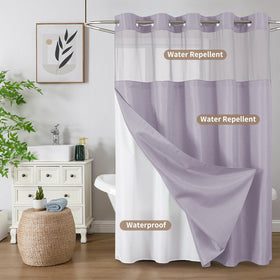 Colorful Star lavender curtain enhances decor and privacy
