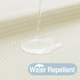 Colorful Star water-repellent waffle fabric resists splashes.