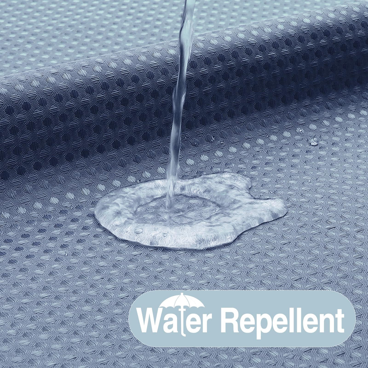 Colorful Star water-repellent fabric keeps the bath area drier