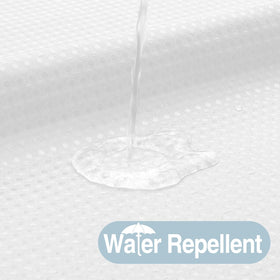 Colorful Star water-repellent surface helps resist splashes and keep floors dry.