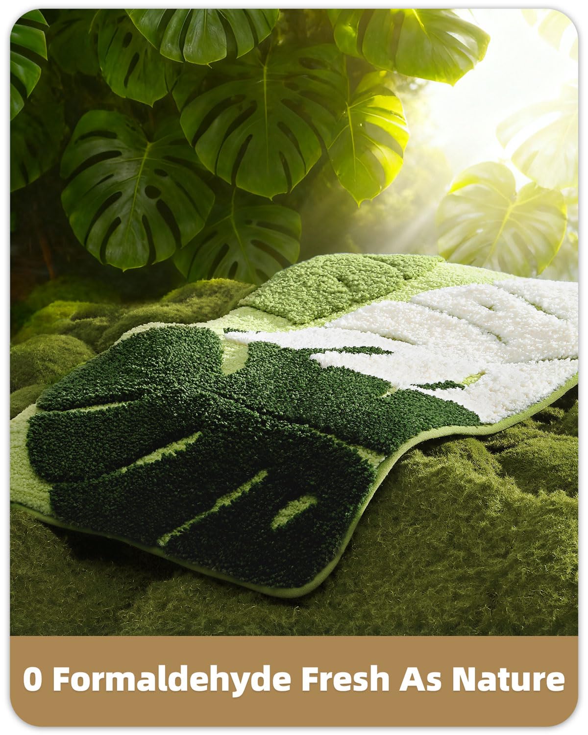 Color&Geometry machine-washable microfiber rug for quick, hassle-free cleaning.