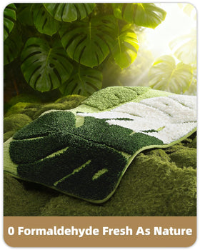 Color&Geometry machine-washable microfiber rug for quick, hassle-free cleaning.