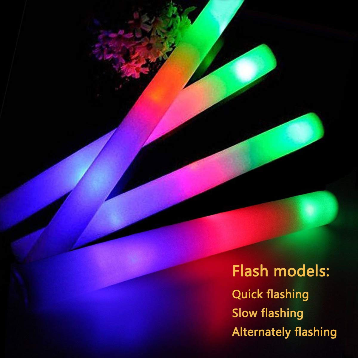 ColorHome Glow Sticks emit bright neon glow for high visibility in dark venues
