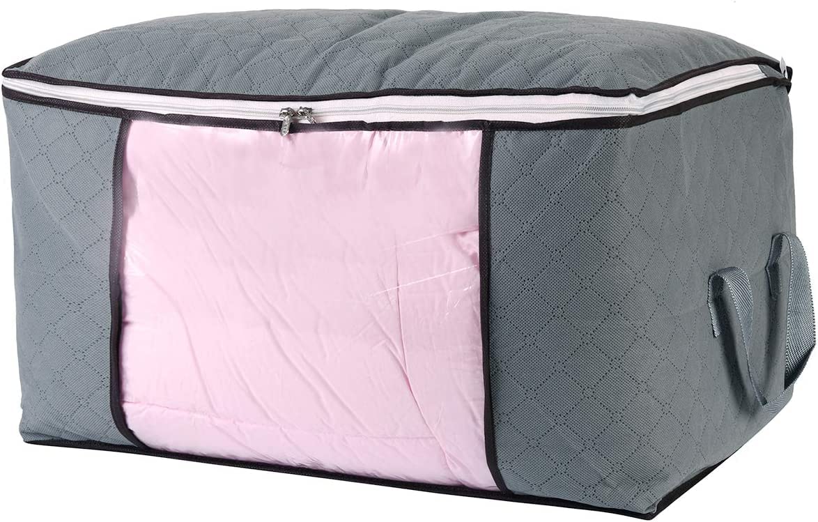 ComboCube zipper bag keeps clothes secure during long-term storage.
