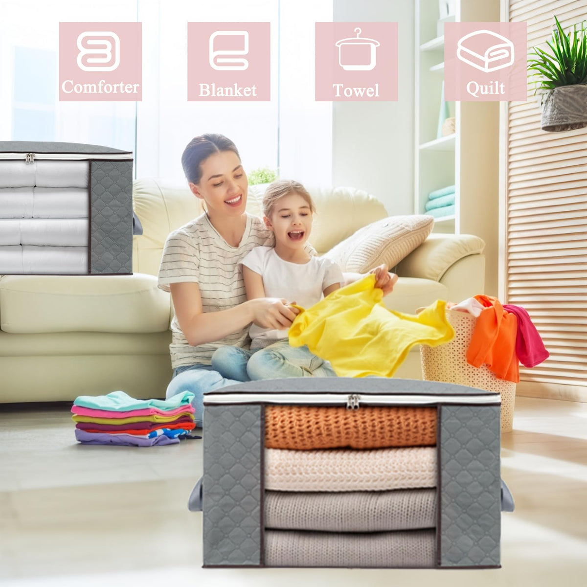ComboCube fold-flat design stores neatly when not in use.