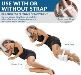 Durable foam resists flattening for lasting support.