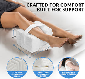 Recovery-friendly use of ComfiLife knee pillow after knee surgery