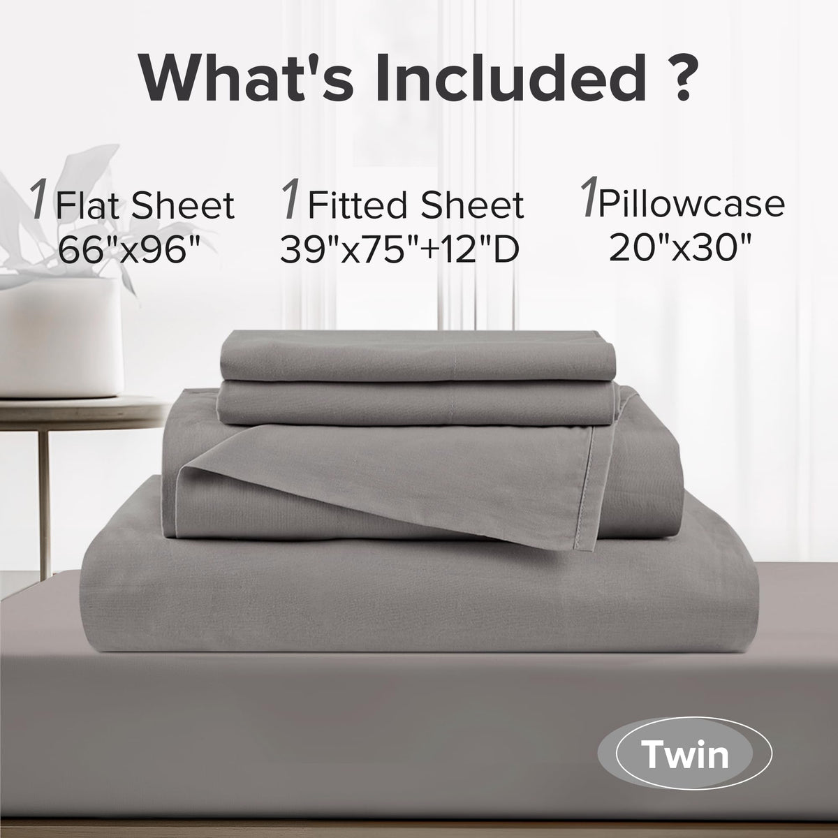 Comfort Spaces all-season bedding idea shows versatile use year round.