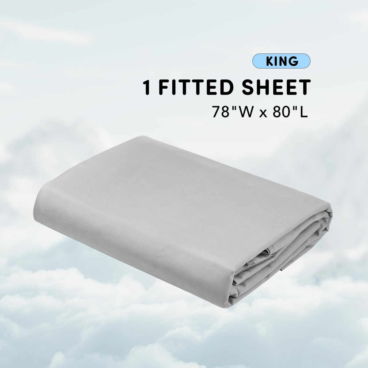 Comfort Spaces CoolMax sheet demonstrates moisture-wicking and quick evaporation for drier sleep.