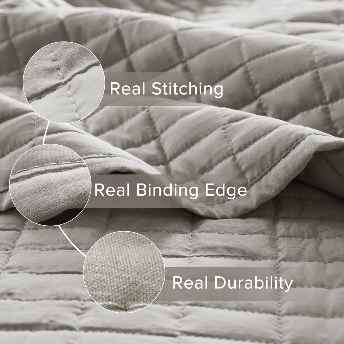 Comfort Spaces Kienna lightweight microfiber bedding feel for all-season use.