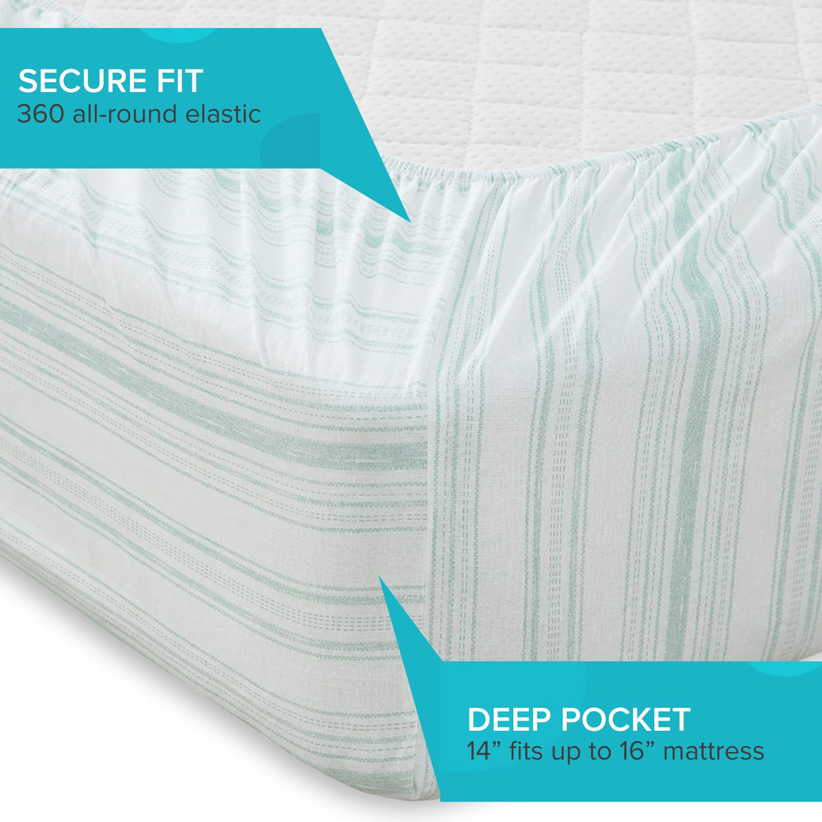 Comfort Spaces OEKO-TEX label signals safe, chemical-free quality.