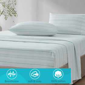 Comfort Spaces soft cotton fabric close-up highlights a smooth touch for comfortable sleep