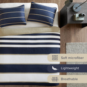 Close-up of brushed microfiber fabric from Verone set.