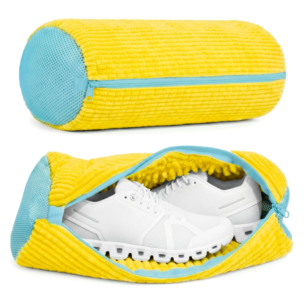 Comfort365 2026 front view of bag protecting shoes in machine wash
