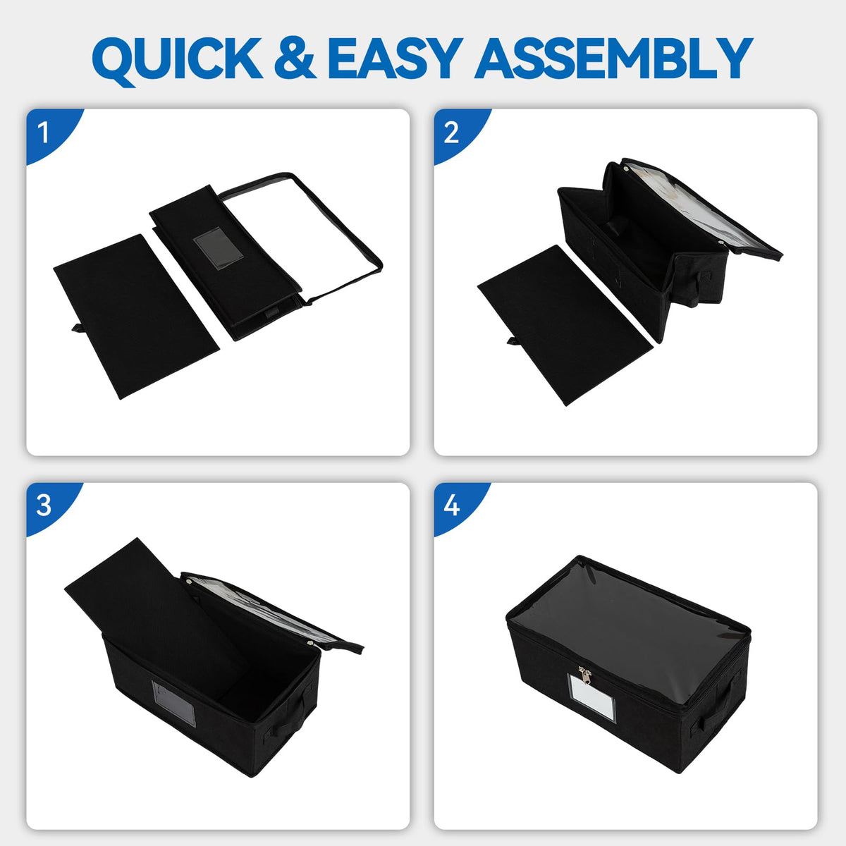 ComfortKeeper 4-pack offers flexible organization by genre or collection.