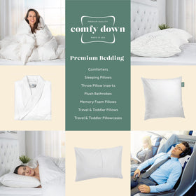 ComfyDown care tip: fluff the insert to maintain fullness