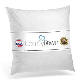 ComfyDown in-use-sofa, showcasing stylish placement on a couch.
