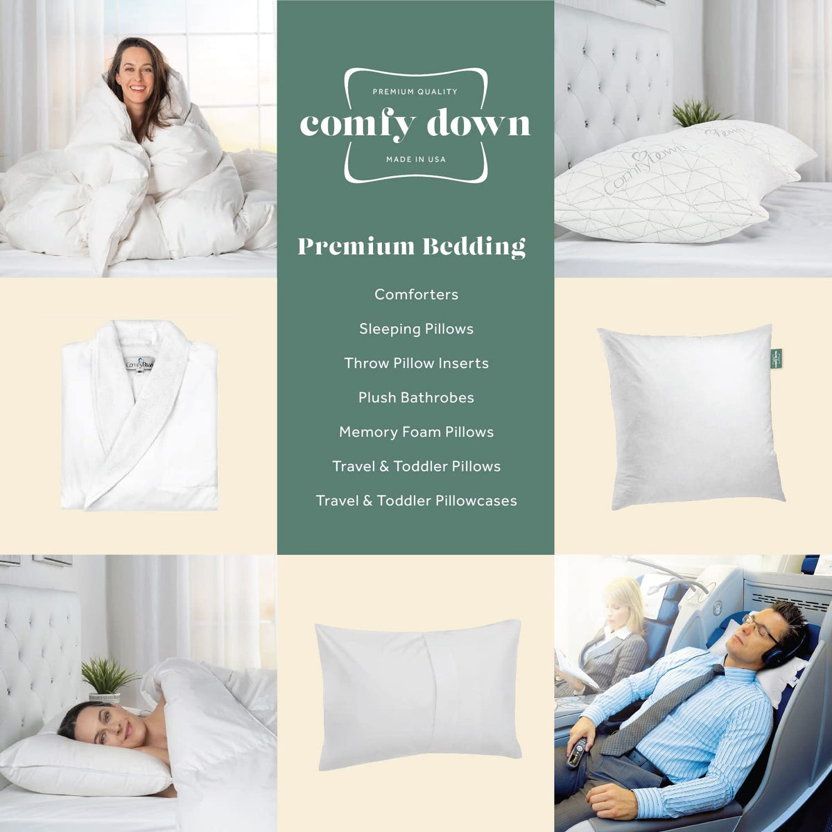 Measurement guide helps choose an insert for a snug sham.