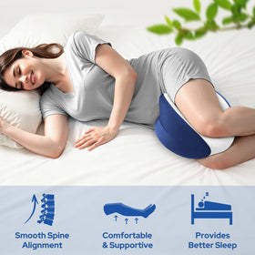 ComfyInLove knee pillow breathable cover keeps you cool overnight
