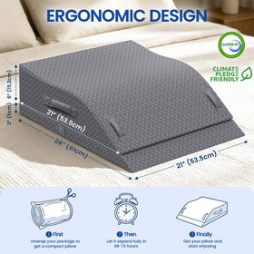 ComfyInLove memory foam close-up illustrating adaptive support