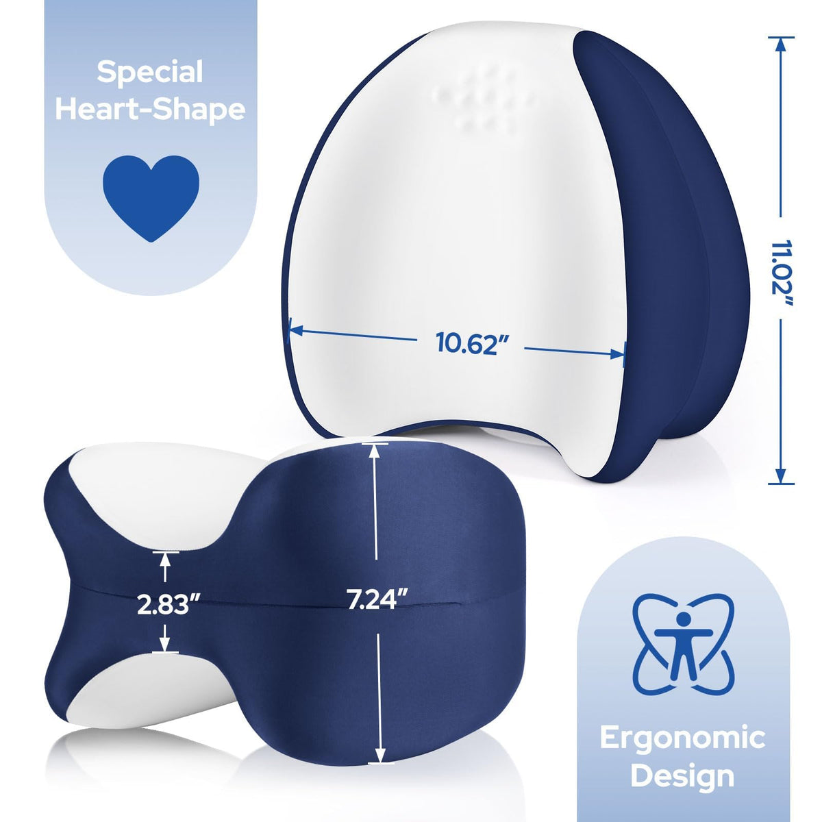 ComfyInLove side-sleeper knee-support for stable spine alignment during rest