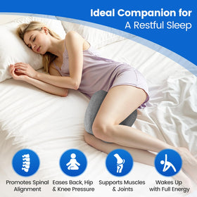 ComfyInLove memory foam knee pillow adapts to your body for gentle cushioning.