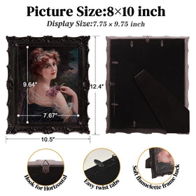 Comfymon frame with built-in easel for easy desk presentation of photos