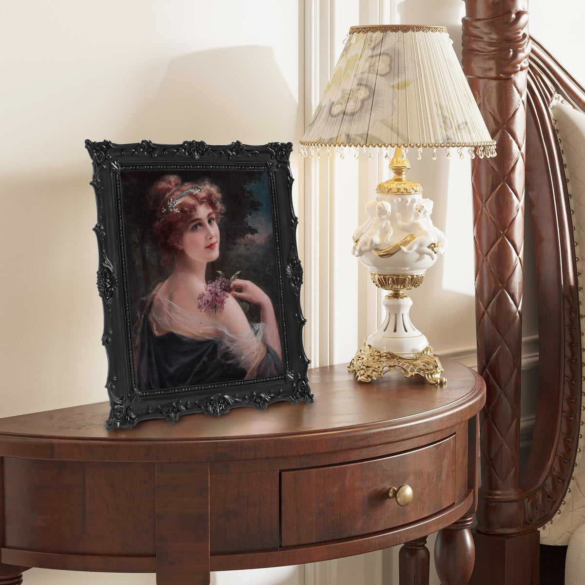 Comfymon 8x10 frame with smudge-proof glass guards your image